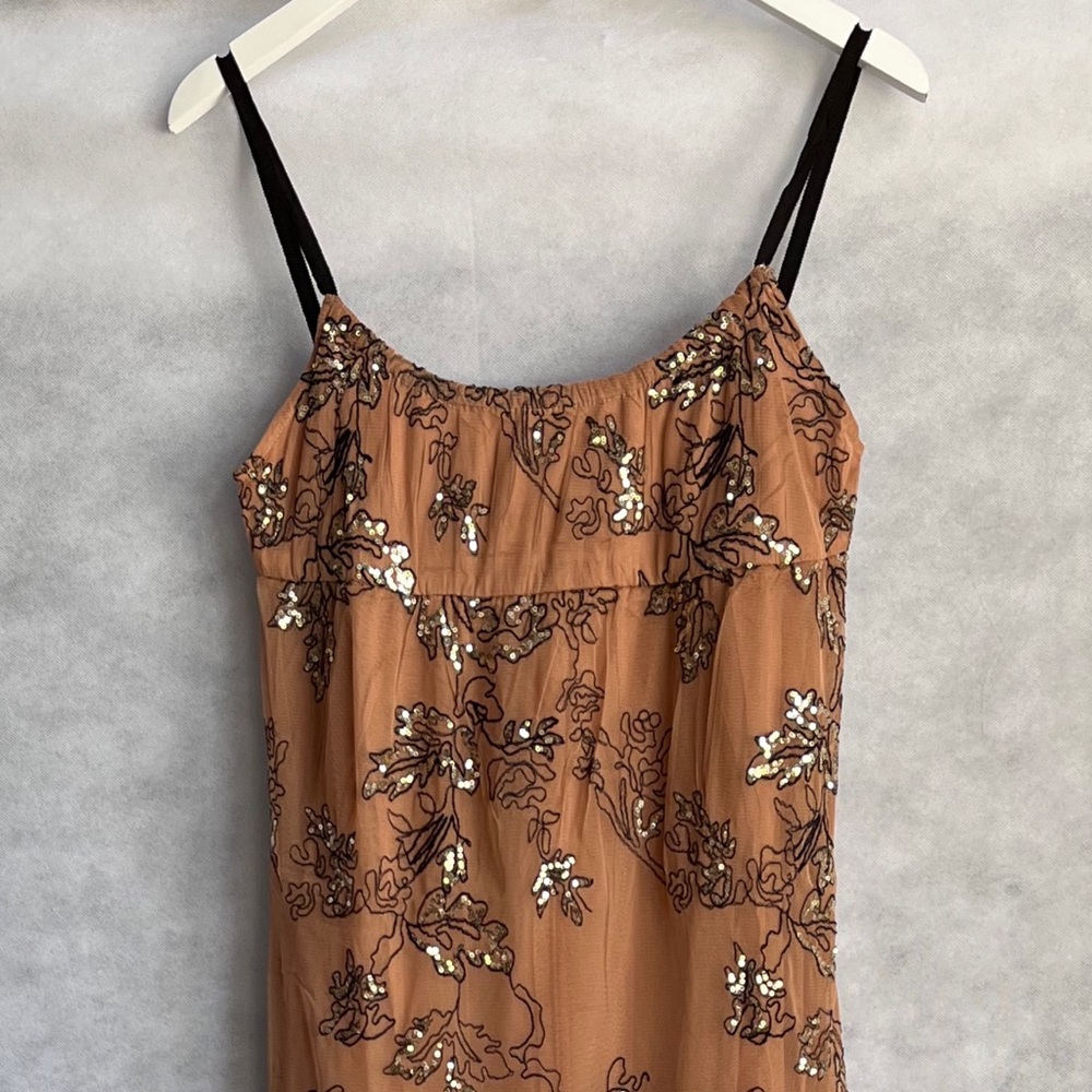 Maeve ANTHROPOLOGIE Sequined Tulle Midi Dress - Picture 10 of 16